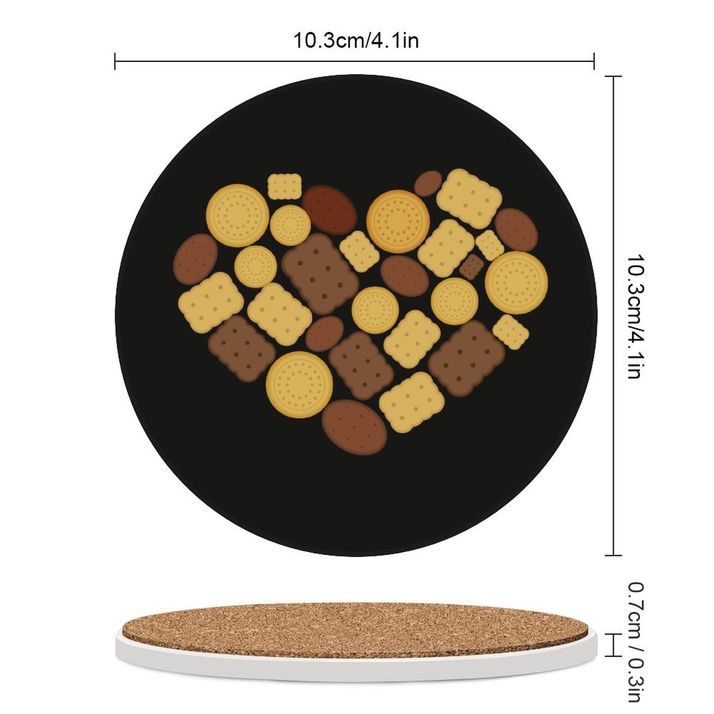 Round Ceramic Coaster