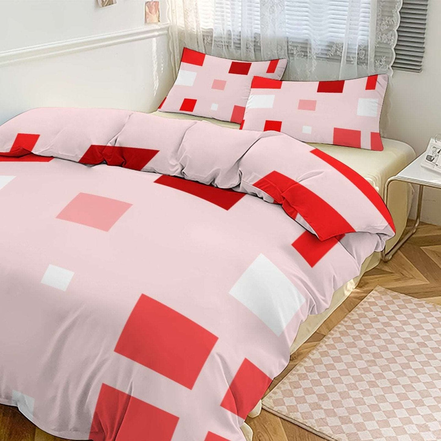 3-Piece Bedding Set-102"x90"/ 259x229cm