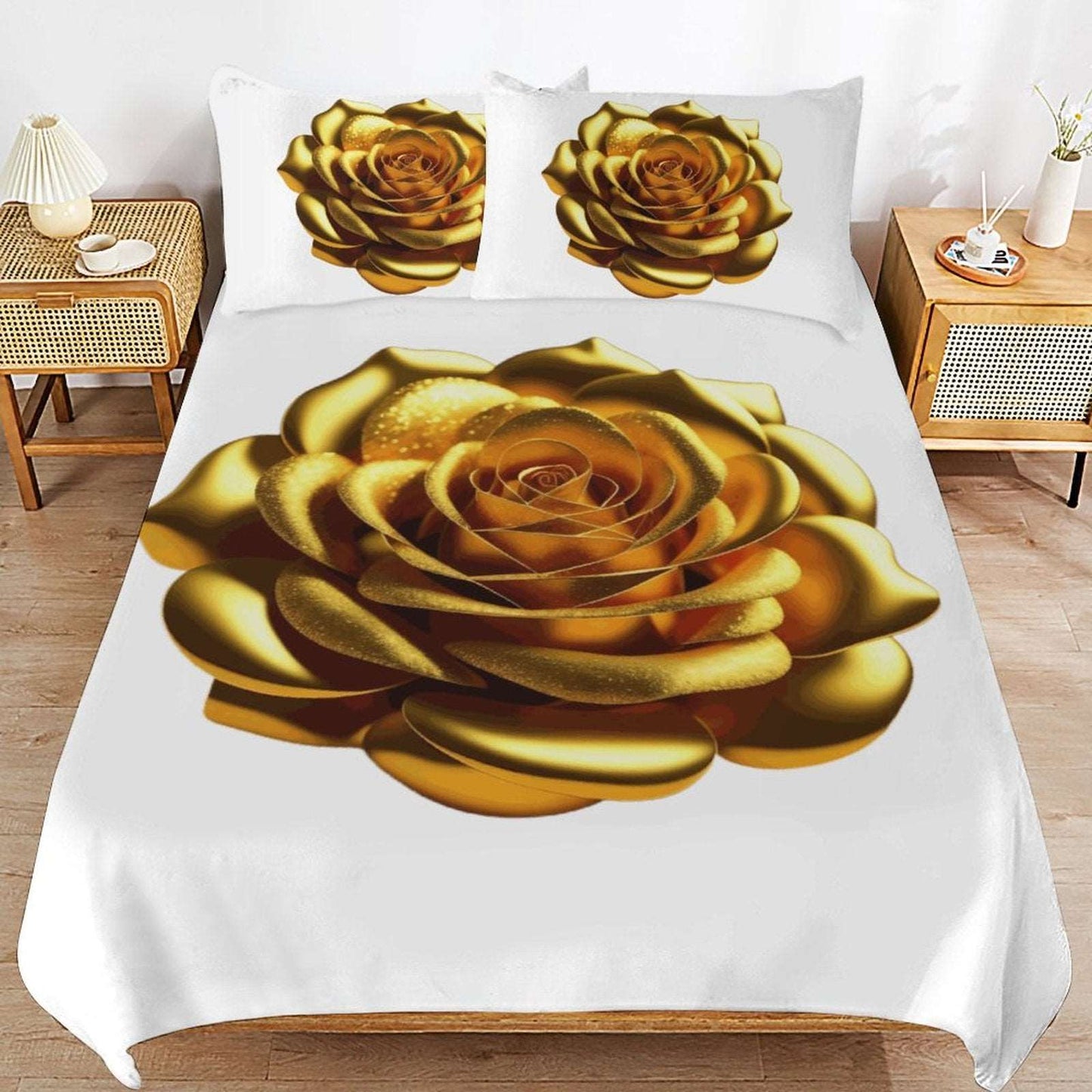 3-Piece Bedding Set-102"x90"/ 259x229cm