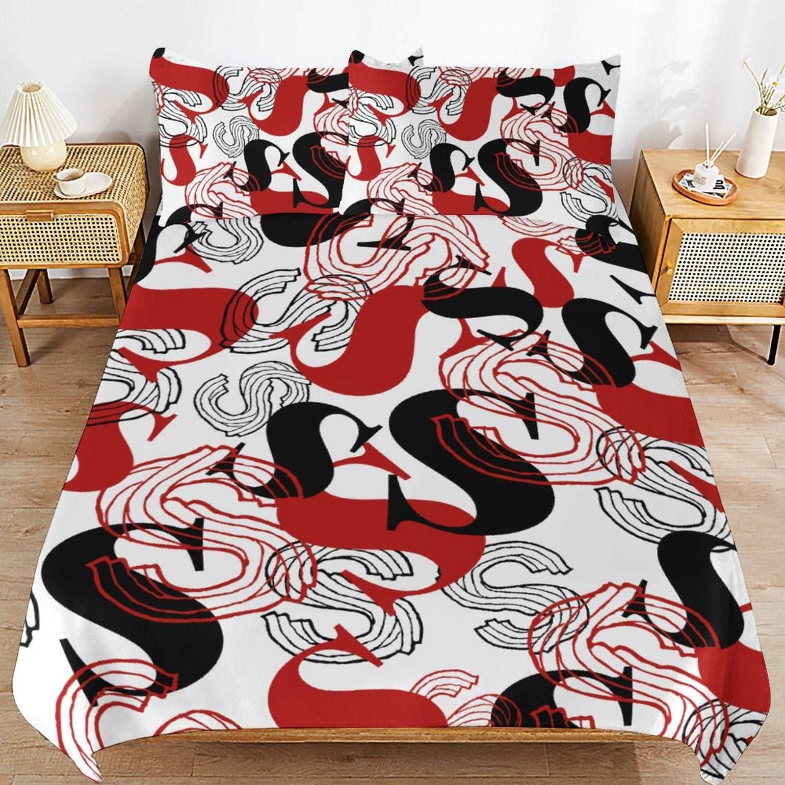 3-Piece Bedding Set-102"x90"/ 259x229cm