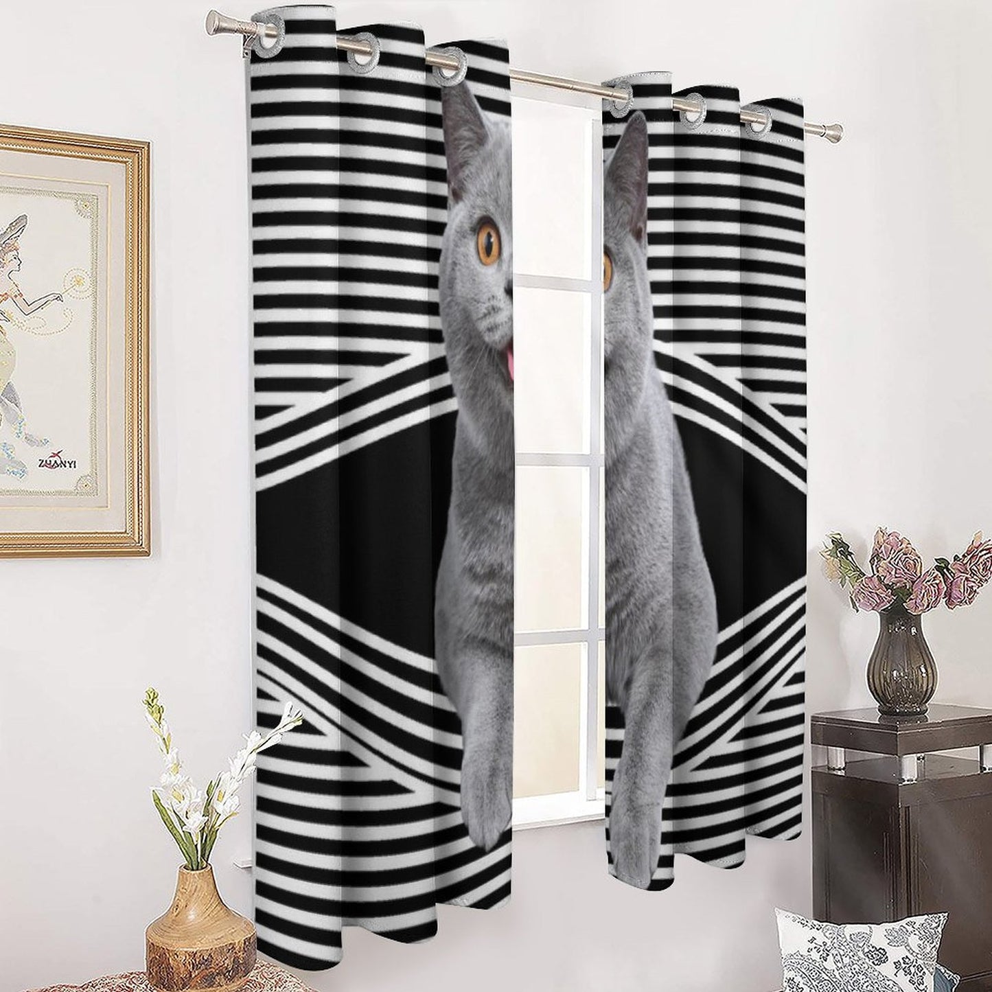 Grommet Curtain-52"x72"/ 132x183cm