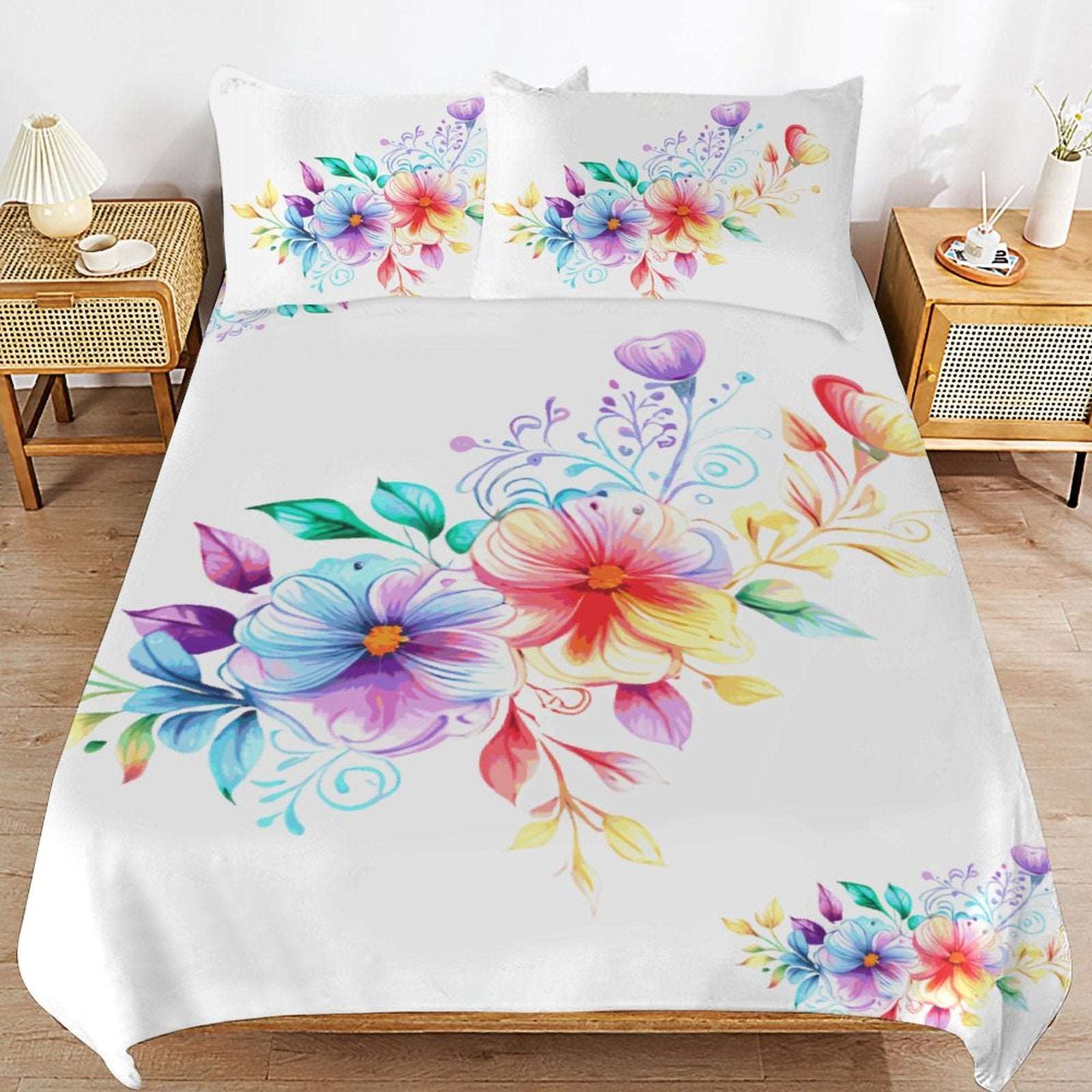 3-Piece Bedding Set-102"x90"/ 259x229cm