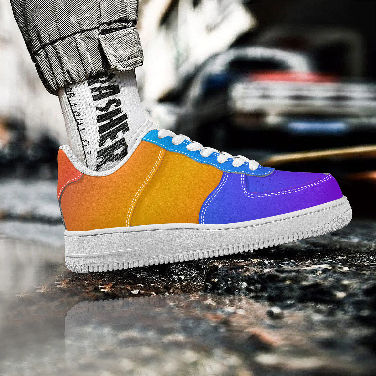 Rainbow Low Top Unisex Sneaker