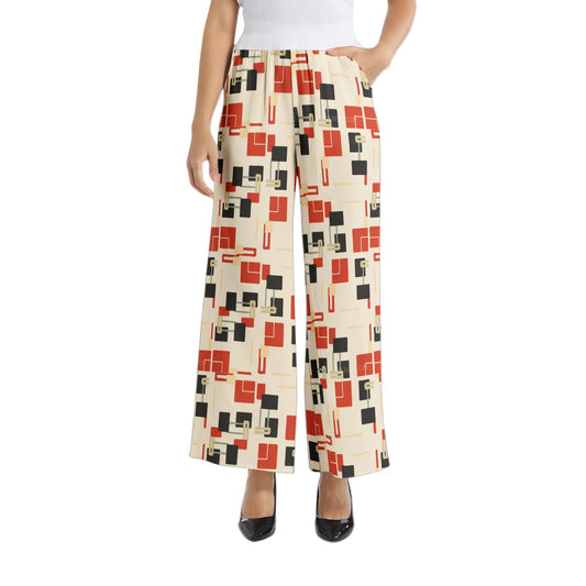 Elastic Waist Wide Leg Pant PODSAVVY LIVING